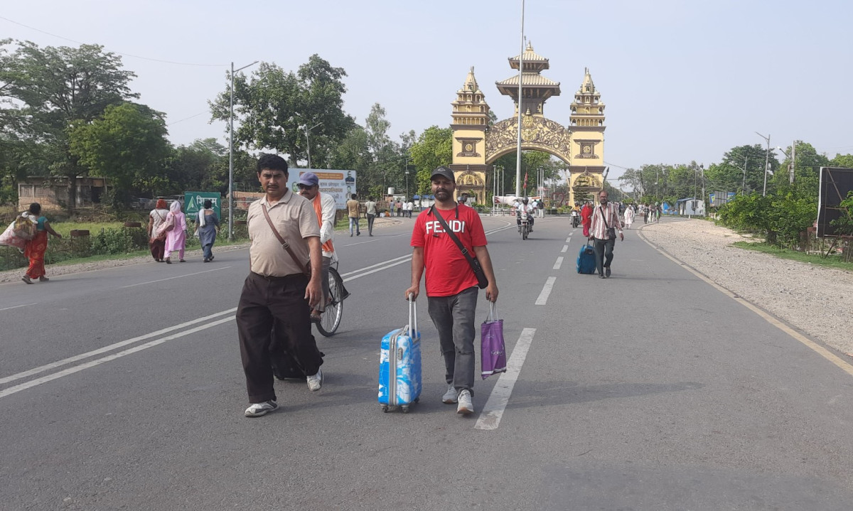 सीमावर्ती क्षेत्रमा कोभिड, वीरगञ्ज नाकामा सतर्कता अपनाइँदै