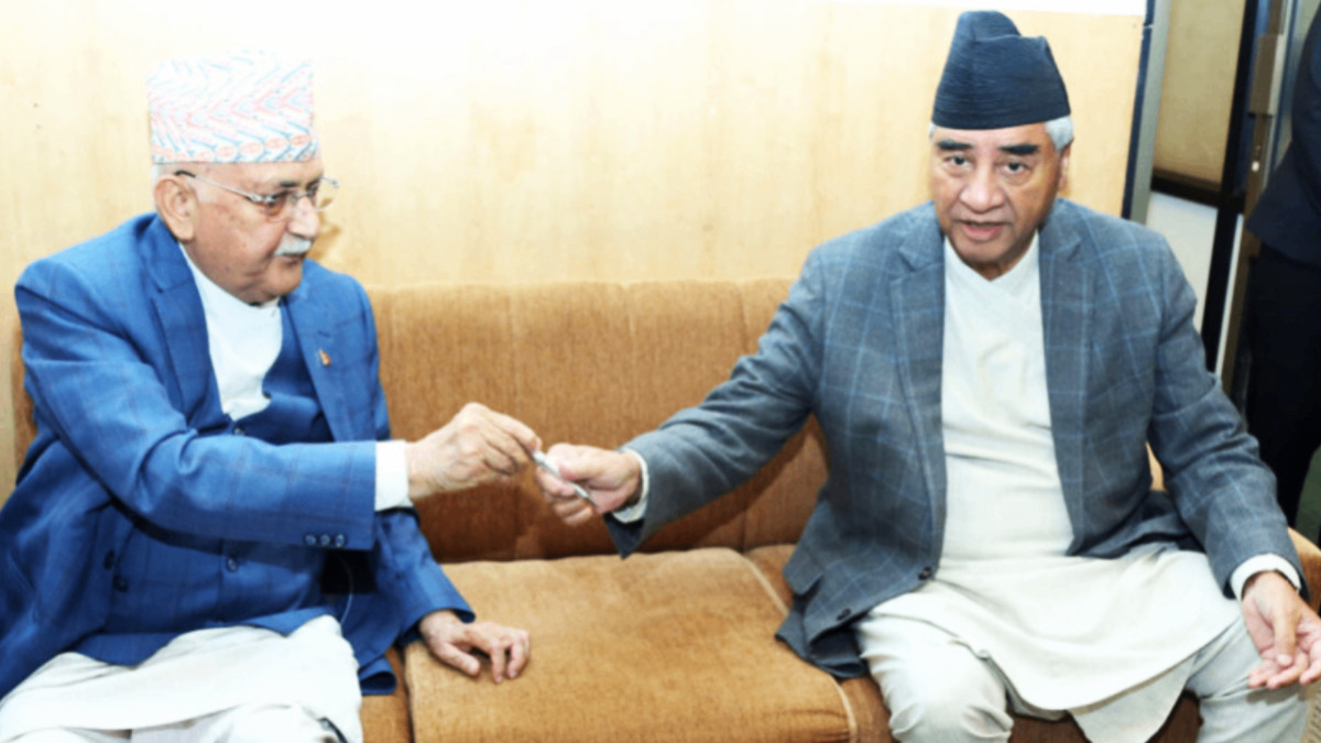 सहमति भन्दा अघि नै देउवालाई पद सुम्पिन्छु: प्रधानमन्त्री ओली