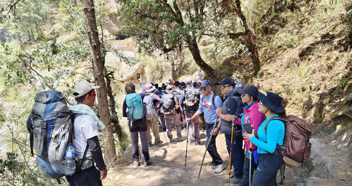 खुम्बु क्षेत्रमा खचाखच पर्यटक
