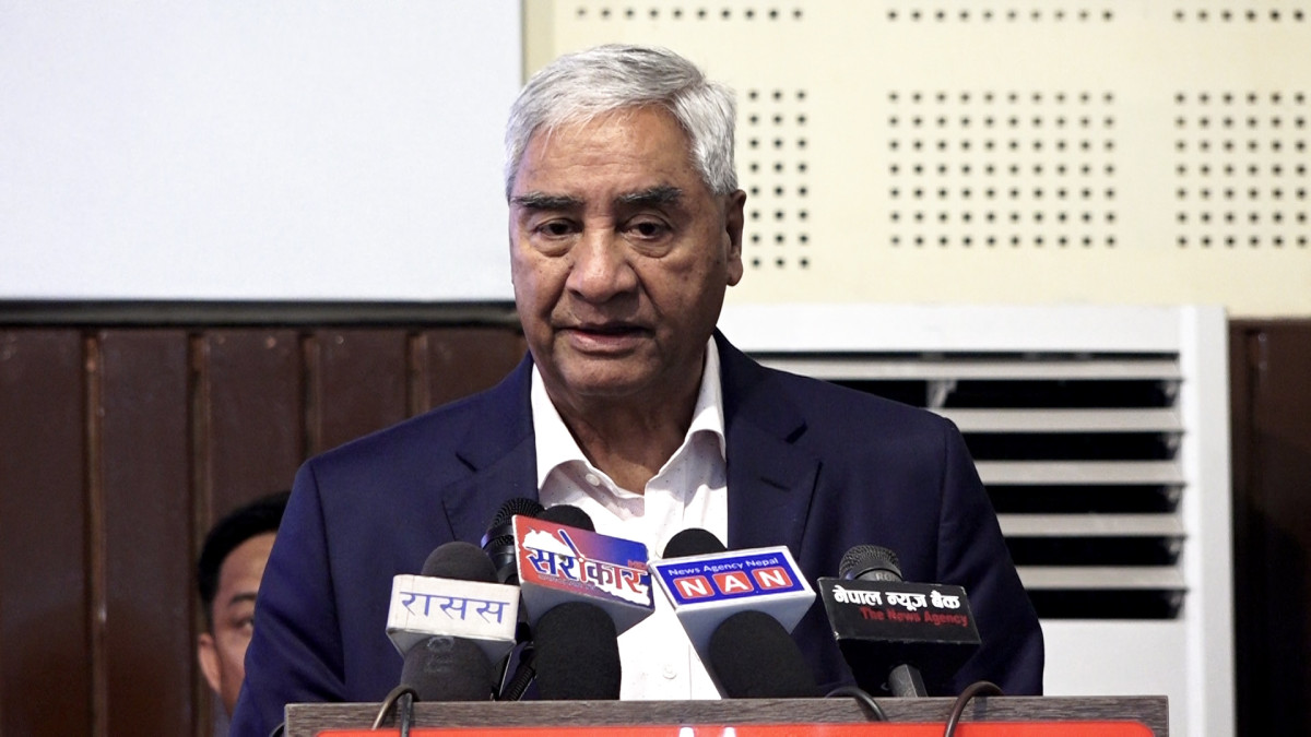 जलवायु न्यायका लागि नेपालले विश्वसामु स्पस्ट धारणा राख्नुपर्छ: देउवा