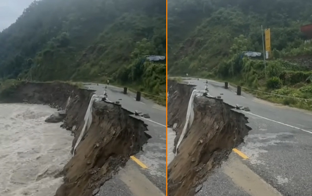 त्रिशुलीको कटानपछि गल्छि-मैलुङ स्याफ्रु सडकखण्ड पुर्णरुपमा बन्द