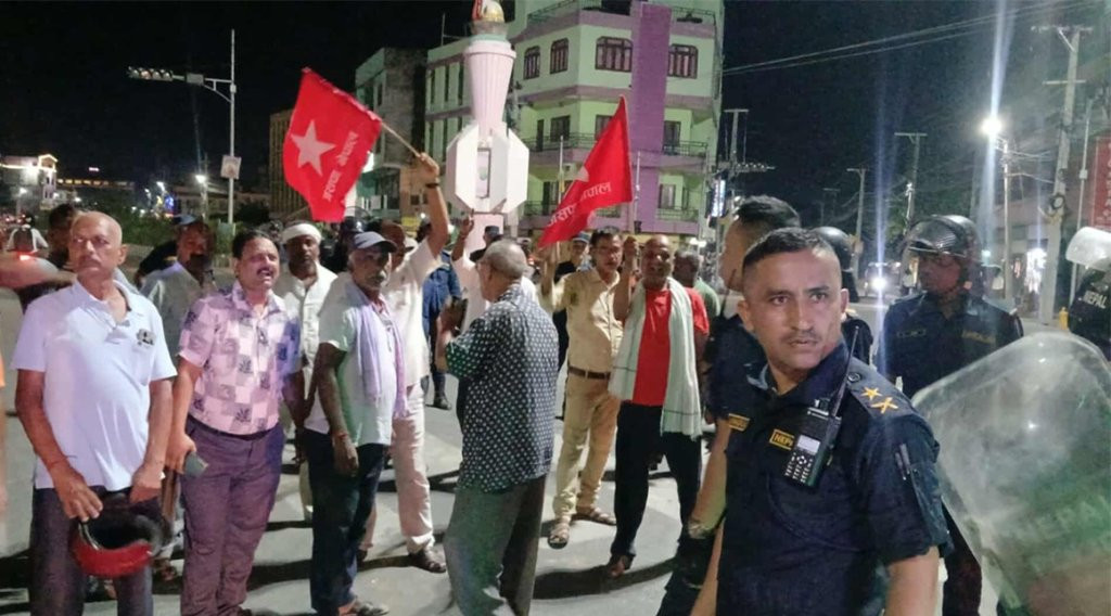 सर्वोच्चको आदेशविरुद्ध जसपा नेपालले थाल्यो प्रदर्शन
